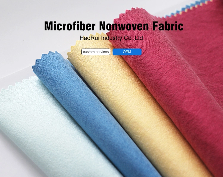 Leather Base Cloth Material Microfiber Nonwoven Fabric