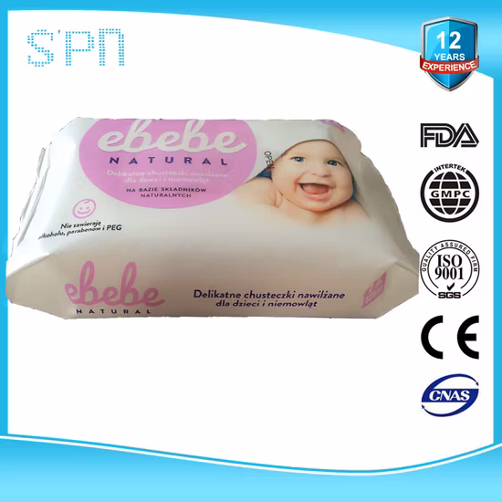 Non-tissés spéciaux Pack de voyage de meilleure qualité Doypack désinfecte le pack de voyage doux et humide sans alcool Spunlace non-tissé pour lingettes pour bébé