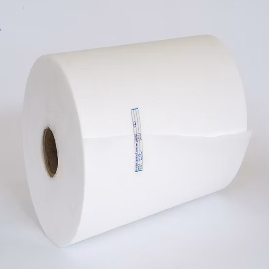 Remise en gros de tissu non tissé Spunlace pour lingettes humides serviette pour le visage